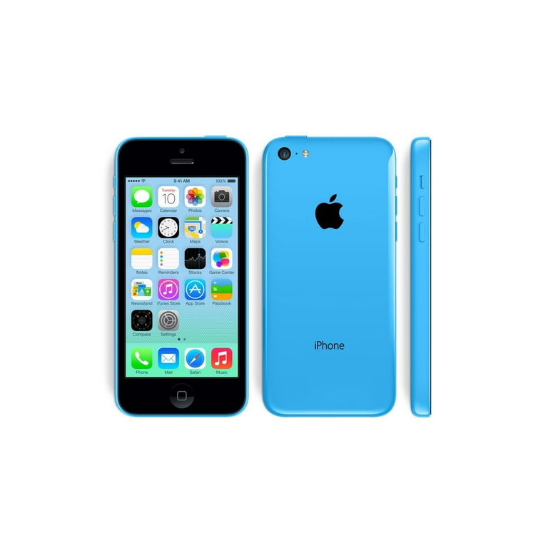 Restored Apple iPhone 5C 16GB, Blue - Unlocked LTE (Refurbished 