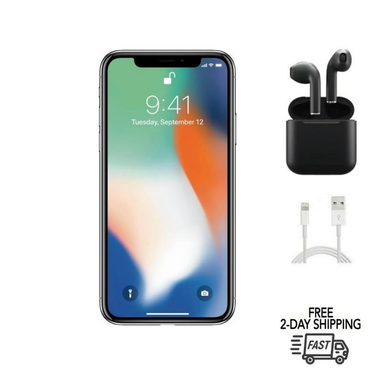Pre-Owned Unlocked for All Carriers Apple iPhone X Cell Phone