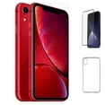 thumbnail image 1 of Restored Apple iPhone XR Unlocked 256GB Red Bundle, Clear Case, Tempered Glass Screen Protector (Refurbished), 1 of 1
