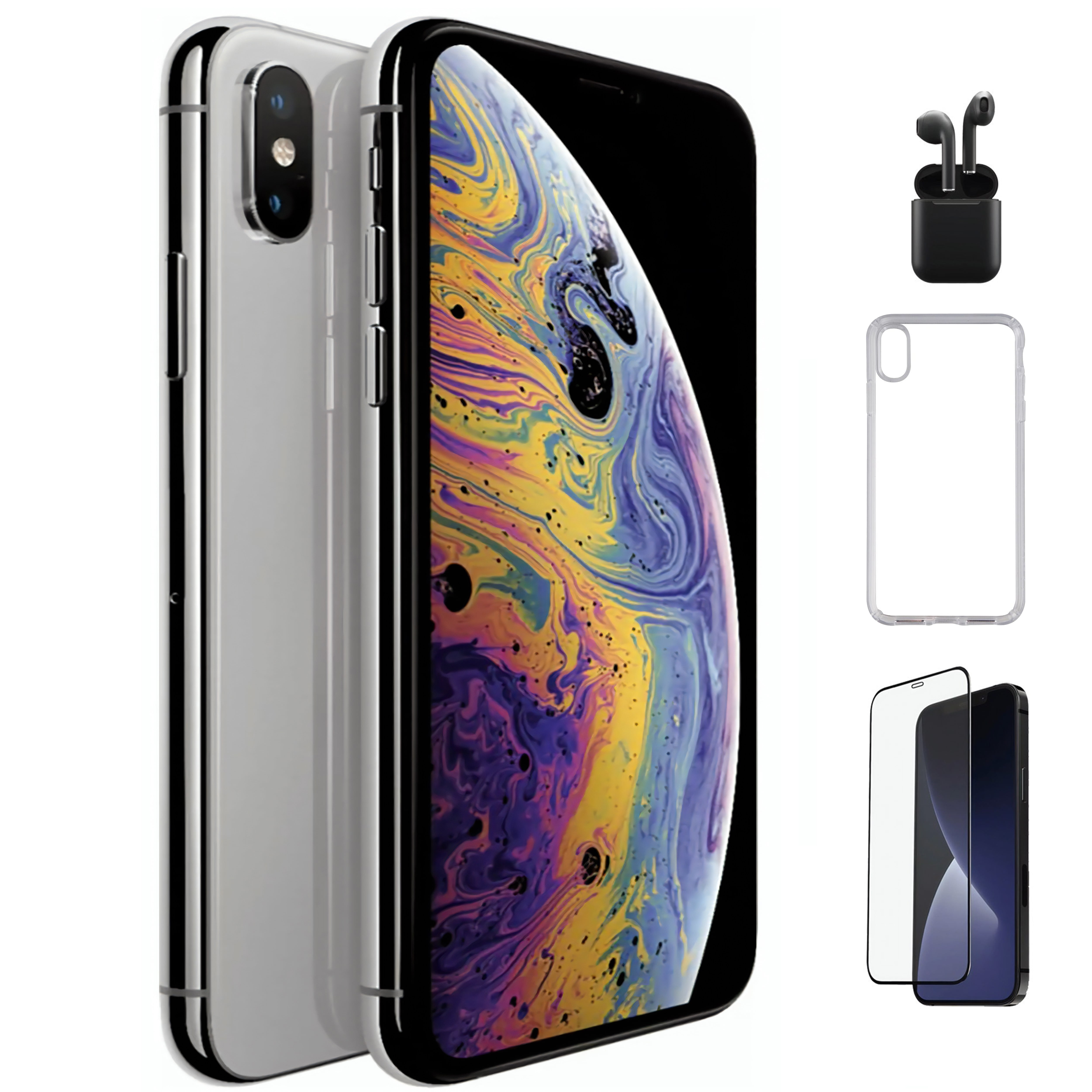 Restored Apple iPhone XS Max Unlocked 512GB Silver (A1921