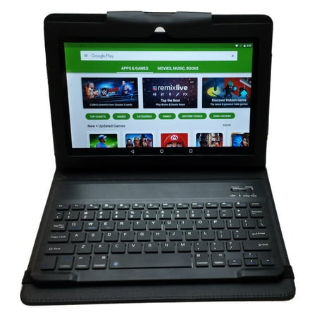 Restored Azpen Innovation COAI1058S 10" 4G LTE 16GB Android 6.0 Tablet with Bluetooth Keyboard & Case (Refurbished)