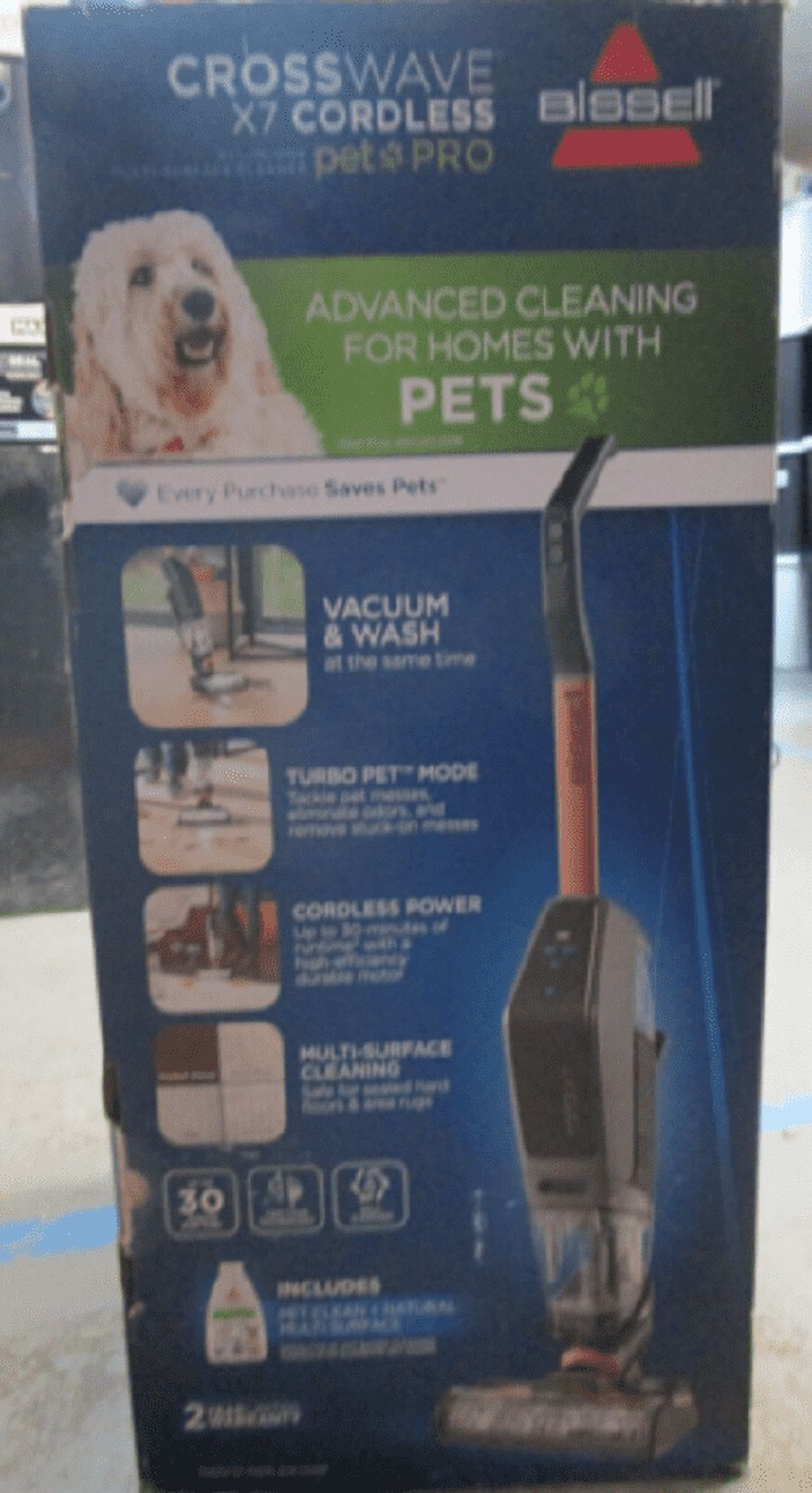 Refurbished BISSELL 3277 CrossWave X7 Cordless Pet Pro MultiSurface