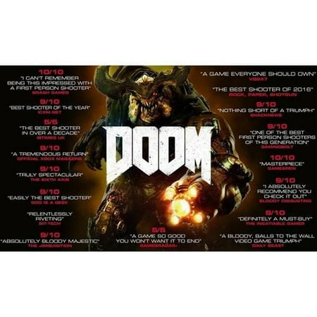 Restored Bethesda DOOM (PlayStation 4) (Refurbished)