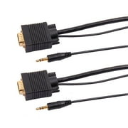 Restored BlackWeb, BWA15HO115, VGA with 3.5mm Audio Cable, 10' (Refurbished)