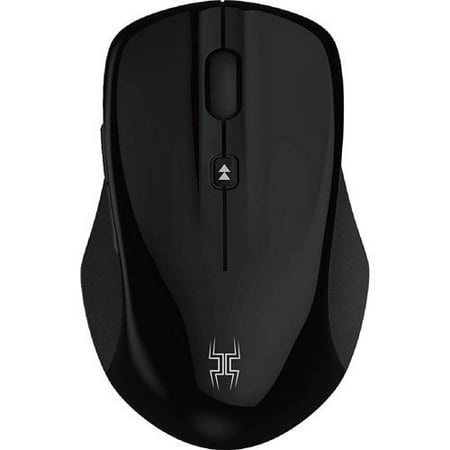 Restored Blackweb BWA15HO124 BlueTrace Weighted Mouse, Black (Refurbished)