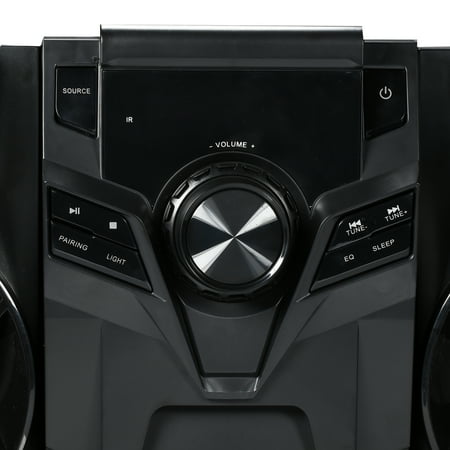 Restored Blackweb BWA16AA003 1000W HIFI Bluetooth Stereo System with CD Player & FM Radio (Refurbished)
