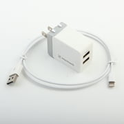 Restored Blackweb BWA16WI009 3.1a Wall Charger Combo, White (Refurbished)