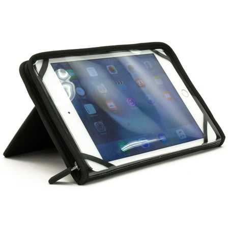 Restored Blackweb BWA18TA013 Water Resistant Zippered Case For 7-8 Inch Tablet, Black (Refurbished)