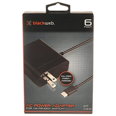 Restored Blackweb BWB17MG001 AC Power Adapter for Nintendo Switch (Refurbished)