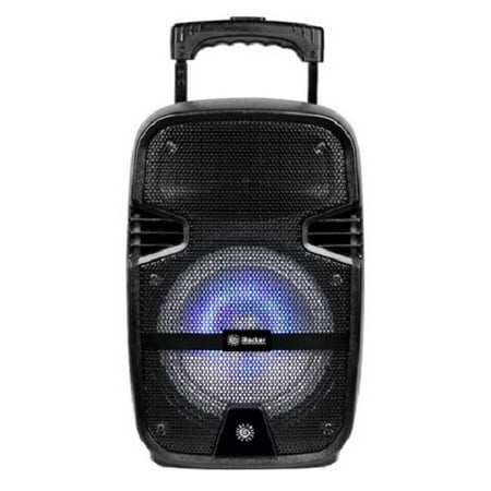 Restored Britelite Enterprises TRS-08 Portable Bluetooth PA Speaker with Retractable Handle & Wheels (Refurbished)