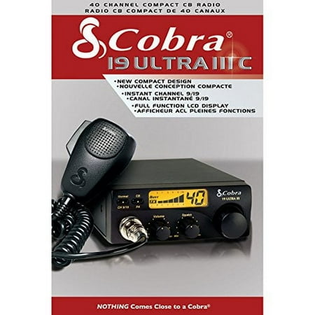 Restored Cobra 19 Ultra III Citizen Band Radio (Refurbished)