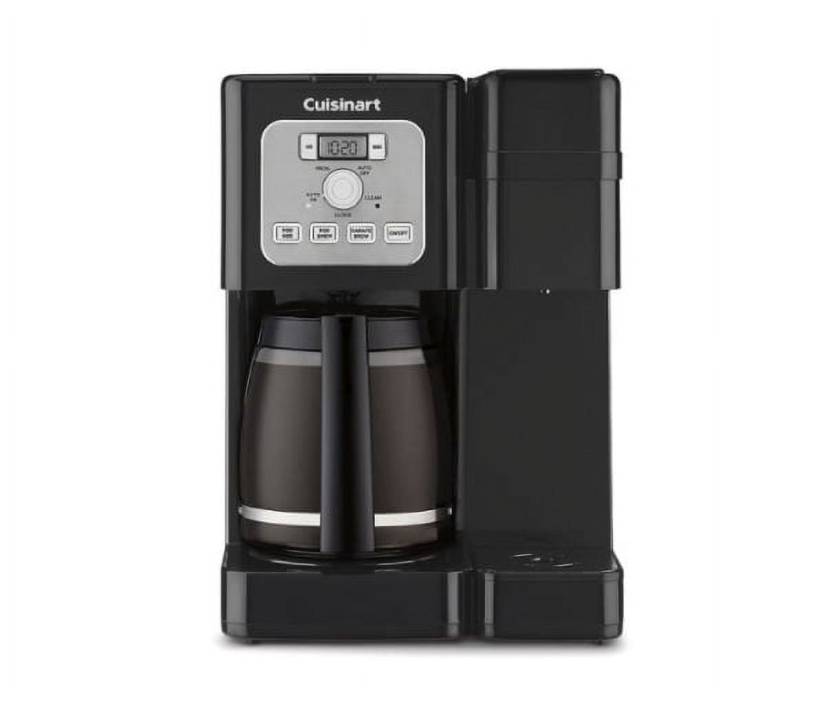 Refurbished Cuisinart Ss-12 Coffee Center Brew Basics Black Dual Brew 