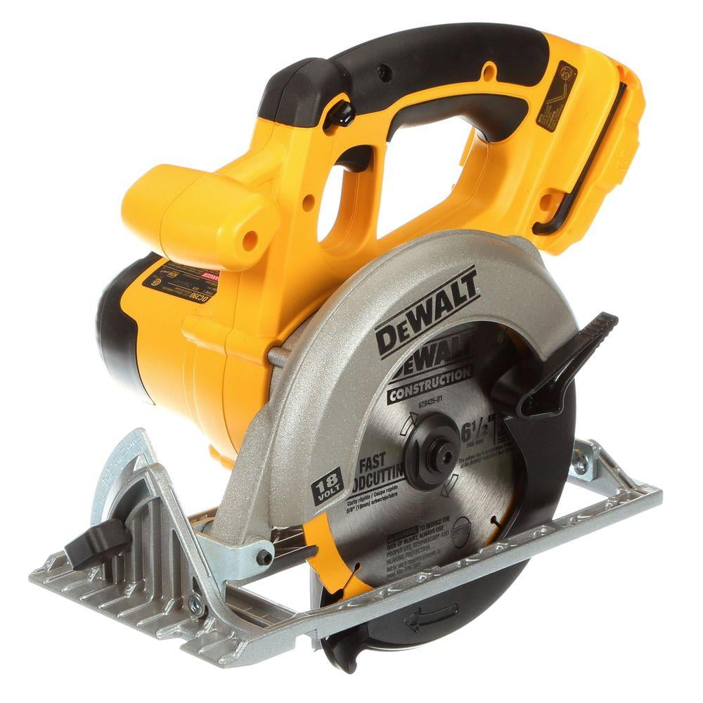 Restored DEWALT DC390B 18 Volt 6 1 2 in. 165 mm Cordless Circular Saw Tool Only Refurbished Walmart