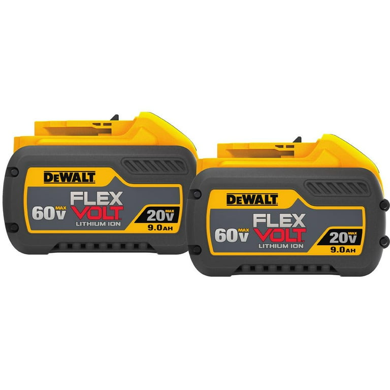 Refurbished DEWALT DCB609 2 DCB609 20V 60V Max Flexvolt 9.0Ah Battery 2PK Walmart