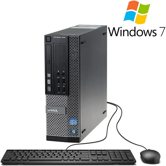 Restored Dell 9020-T Desktop PC with Intel Core i5 Processor, 8GB Memory, 500GB Hard Drive and Windows 7 Pro (Monitor Not Included) (Refurbished)