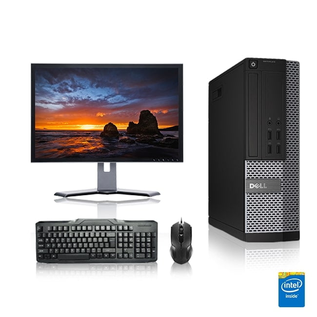 Dell i5 Desktop Computer 3.20GHz 8GB RAM 500GB HD 19 LCD Windows