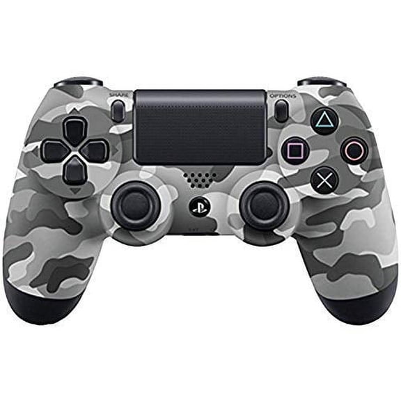 Restored Sony Dual shock 4 Wireless Controller for PlayStation 4, Urban Camouflage, Gray