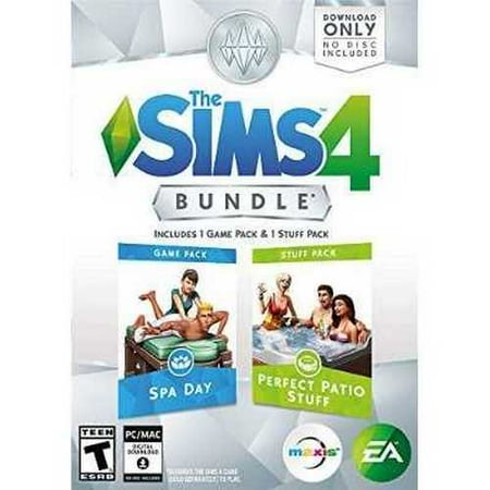Restored EA The Sims 4 Bundle: Spa Day and Perf Patio Stuff PC (Refurbished)
