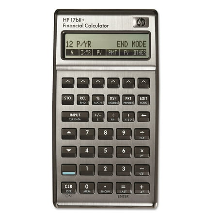 Restored HP HP17BIIplus 17BIIplus Financial Calculator, Silver (Refurbished)