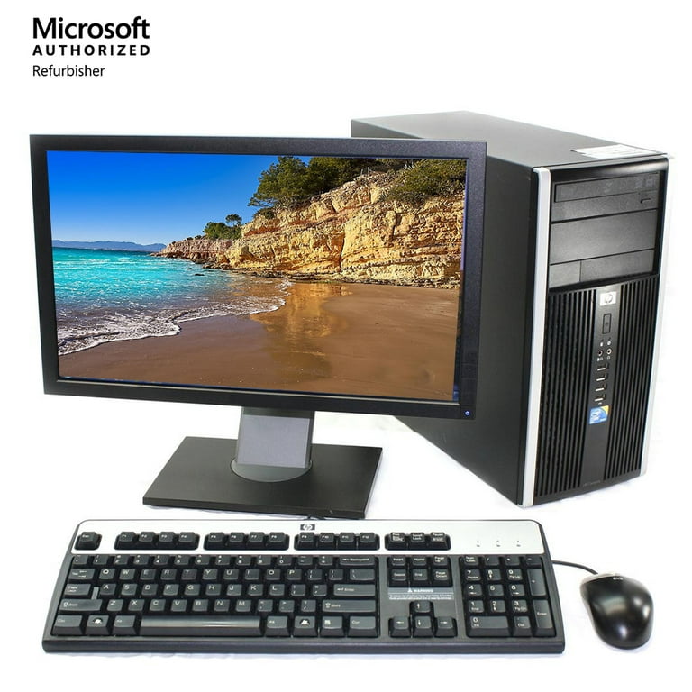 HP Desktop PC and 21.5 Monitor Bundle (Refurbished)