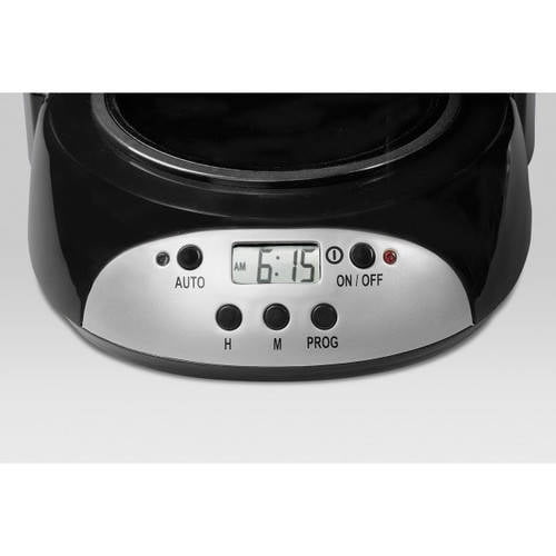 Refurbished Hamilton Beach Programmable Coffee Maker, 12 Cups, Black