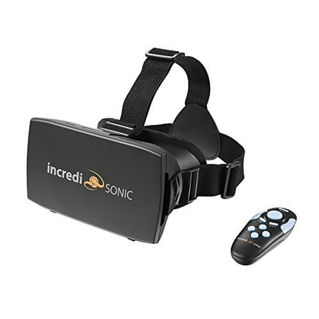 Restored IncrediSonic M700 3D VR Headset 3D Glasses & Bluetooth Gaming Controller (Refurbished)