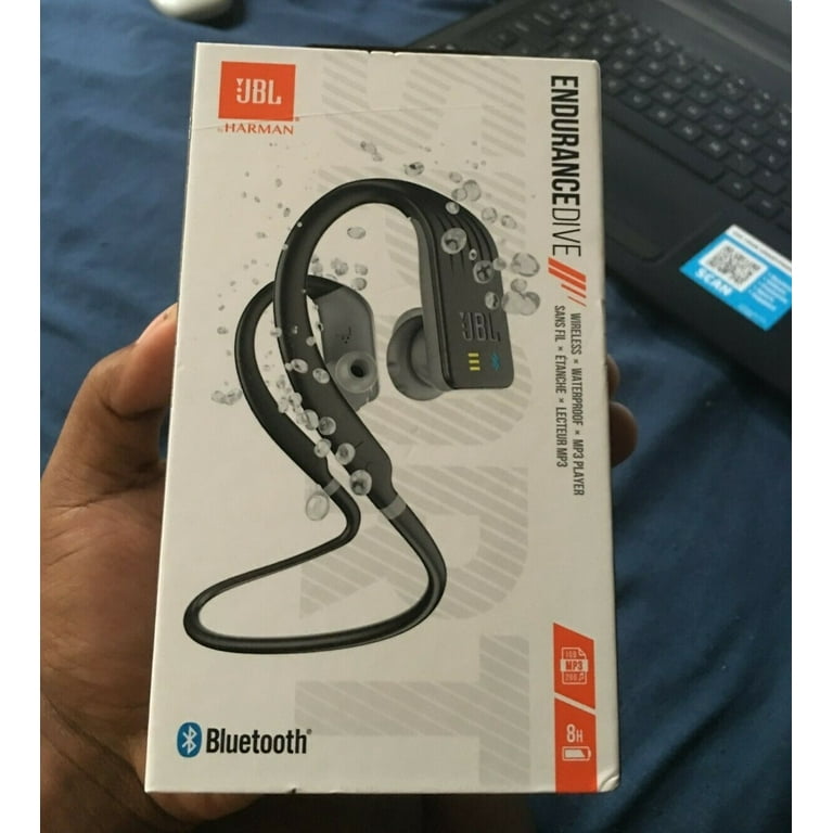 Restored JBL JBLENDURDIVEBAM Endurance Dive Wireless Sports Headphones with MP3 Player Black Refurbished Walmart