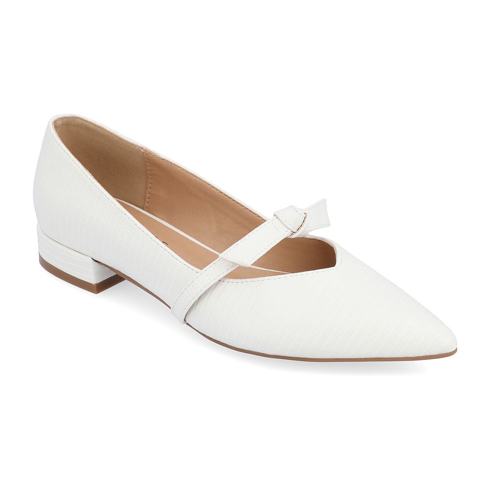 Refurbished Journee Collection Womens Cait Pointed Toe Ballet Flats ...