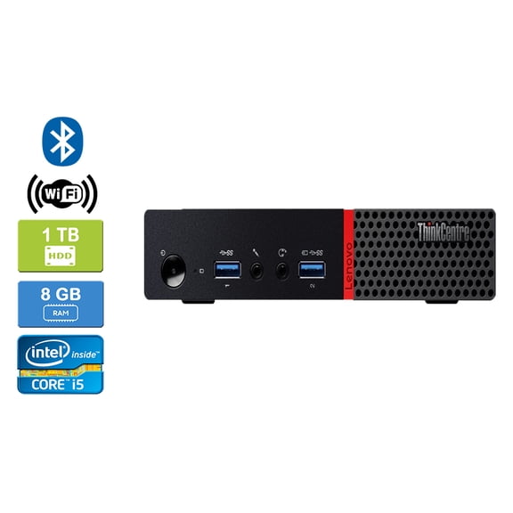 Refurbished: LENOVO M700 Intel Core i5-6500T 8GB 1TB HDD Win 10 Pro Wifi Bluetooth UK&M