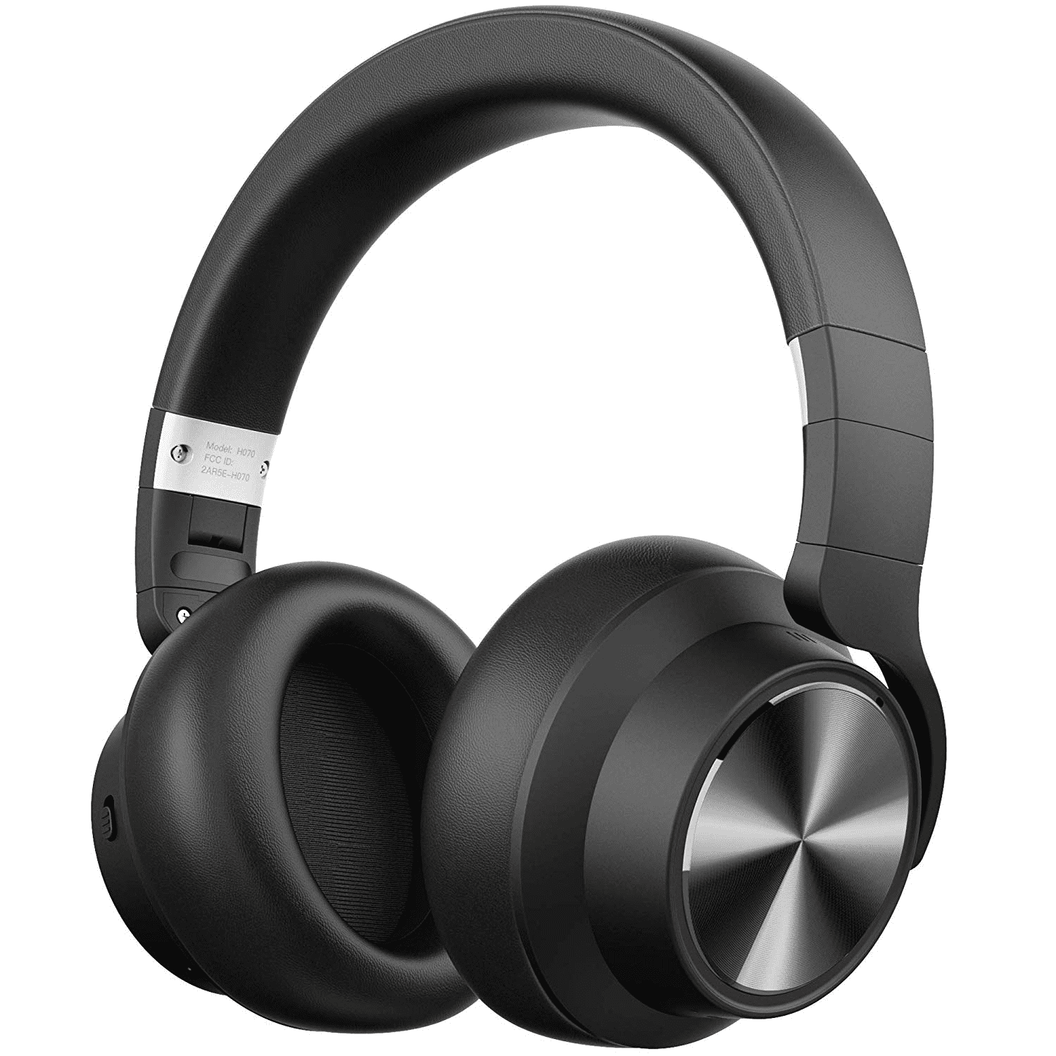 Restored LETSCOM H070 Active Noise Cancelling Headphones Wireless Bluetooth Over Ear with Mic Black Refurbished Walmart