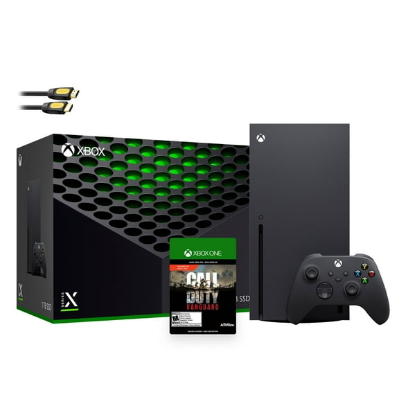 Pre-Owned Latest Xbox Series X Gaming Console Bundle - 1TB SSD Black Xbox Console and Wireless Controller with COD: Vanguard and Mytrix HDMI Cable