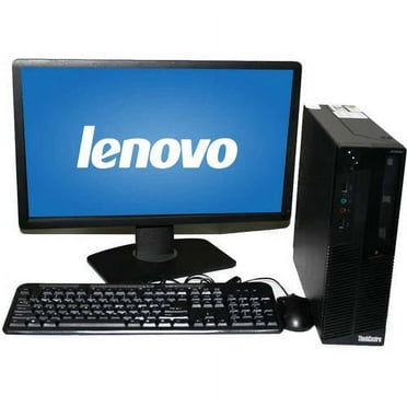 Lenovo ThinkCentre M90P Desktop Computer PC, 3.10 GHz Intel i5 Dual Core Gen 1, 4GB DDR3 RAM, 250GB Hard Disk Drive (HDD) SATA Hard Drive, Windows 10 Home 64bit