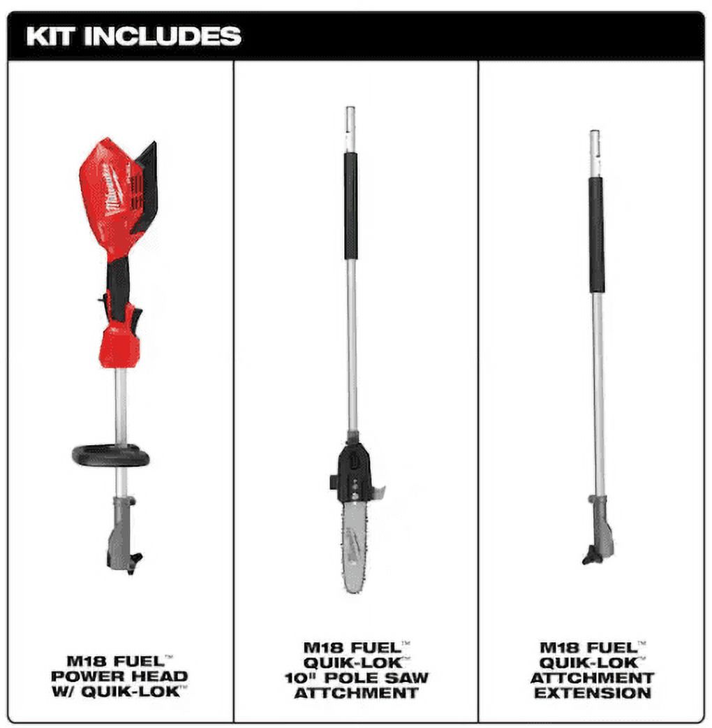 Refurbished Milwaukee 282520PS M18 FUEL 10 in. 18Volt LithiumIon Brushless Cordless Pole Saw