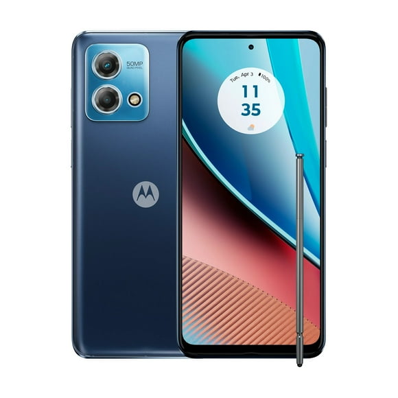 Restored Motorola TVMTXT2317DCPWP Moto G Stylus 4G 2023 6.5" 64GB 4GB RAM Blue LTE Total by Verizon Prepaid Smartphone (Refurbished)