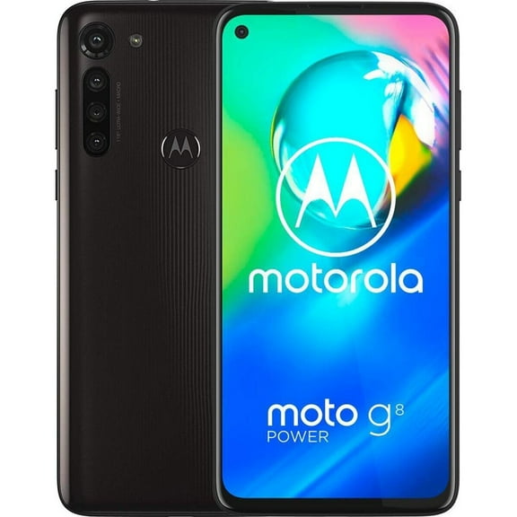 Restored Motorola XT2041-1 Moto G8 Power 64GB Dual SIM GSM SmartPhone, Smoke Black (Refurbished)