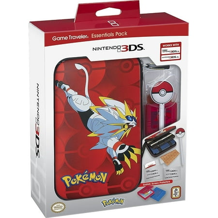 Restored NINTENDO pep25b solgaleo 3DS Pokemon-Game Traveler Essentials Pack (Refurbished)