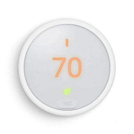 Restored Nest 1 Pack Home Thermostat T4000ES Learning Thermostat E White 1 Pack (Refurbished)