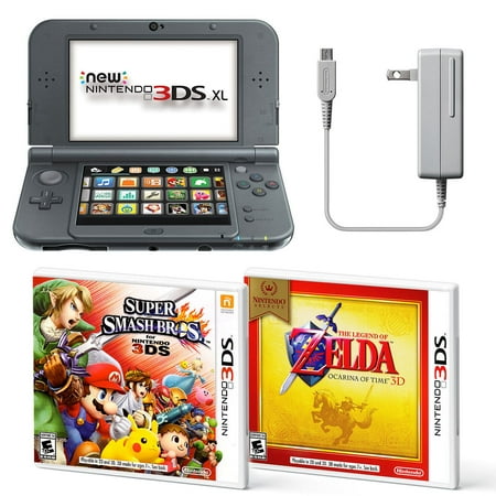 Restored Nintendo 980053847 3DS XL Bundle (Refurbished)