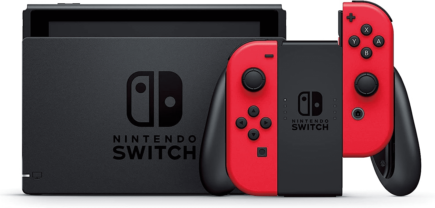 Refurbished Nintendo HADSKACLK Switch Mario Choose One Bundle