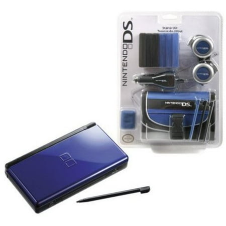 Restored Nintendo USG S BMKB USZ DS Lite Cobalt and Black Handheld System (Refurbished)