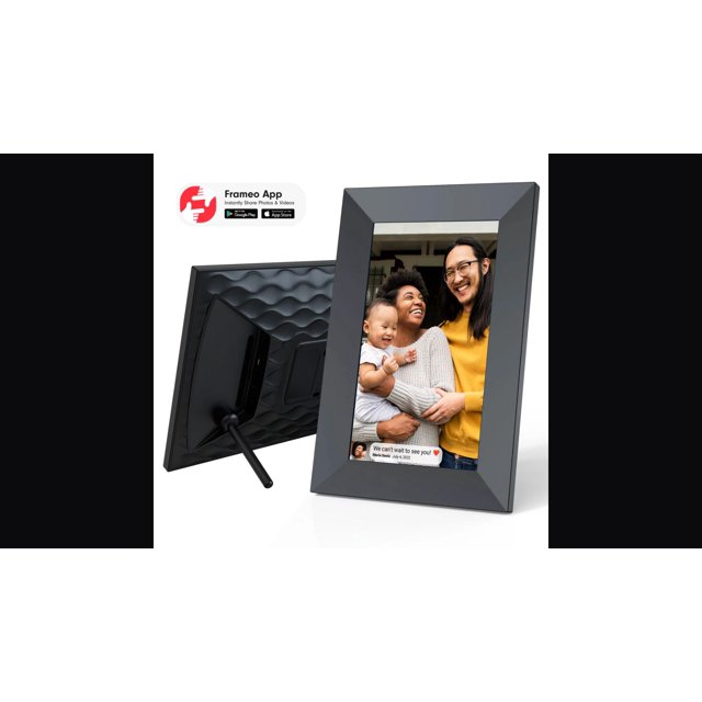 Refurbished ONN 100096732 7inch WiFi Digital Picture Frame, Send