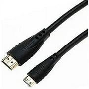 Restored Onn ONA14TA040 miniHDMI to HDMI Cable, 3', Black (Refurbished)