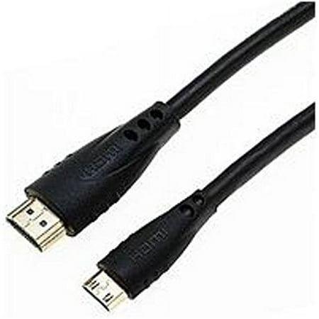 Restored Onn ONA14TA040 miniHDMI to HDMI Cable, 3', Black (Refurbished)