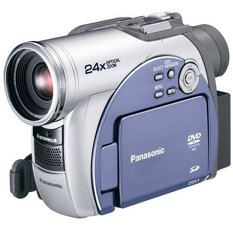 <動作美品> Panasonic VDR-D300 DVDビデオカメラ バッグ付 Panasonic VDR-D300 3.1MP 3CCD DVD Video Camera / Camcorder