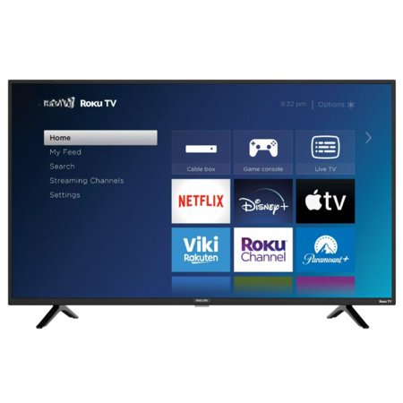 Restored Philips 43" Class 4K (2160p) Smart LED TV (43PFL5756/F7) (Refurbished)