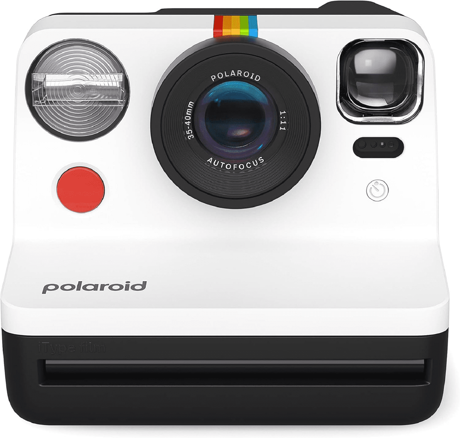 Restored Polaroid 9072 Now 2nd Generation I-Type Instant Film Camera, Black & White 0.7MP (Refurbished)
