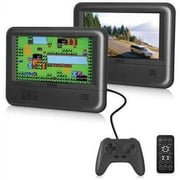 Restored RCA DRC69705E28G Double Play Mobile DVD System with Game Controller & Games (Refurbished)