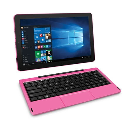 Restored RCA W101V2 PK Cambio 10.1" 2-in-1 Tablet 32GB Intel Quad Core Windows 10 (Refurbished)