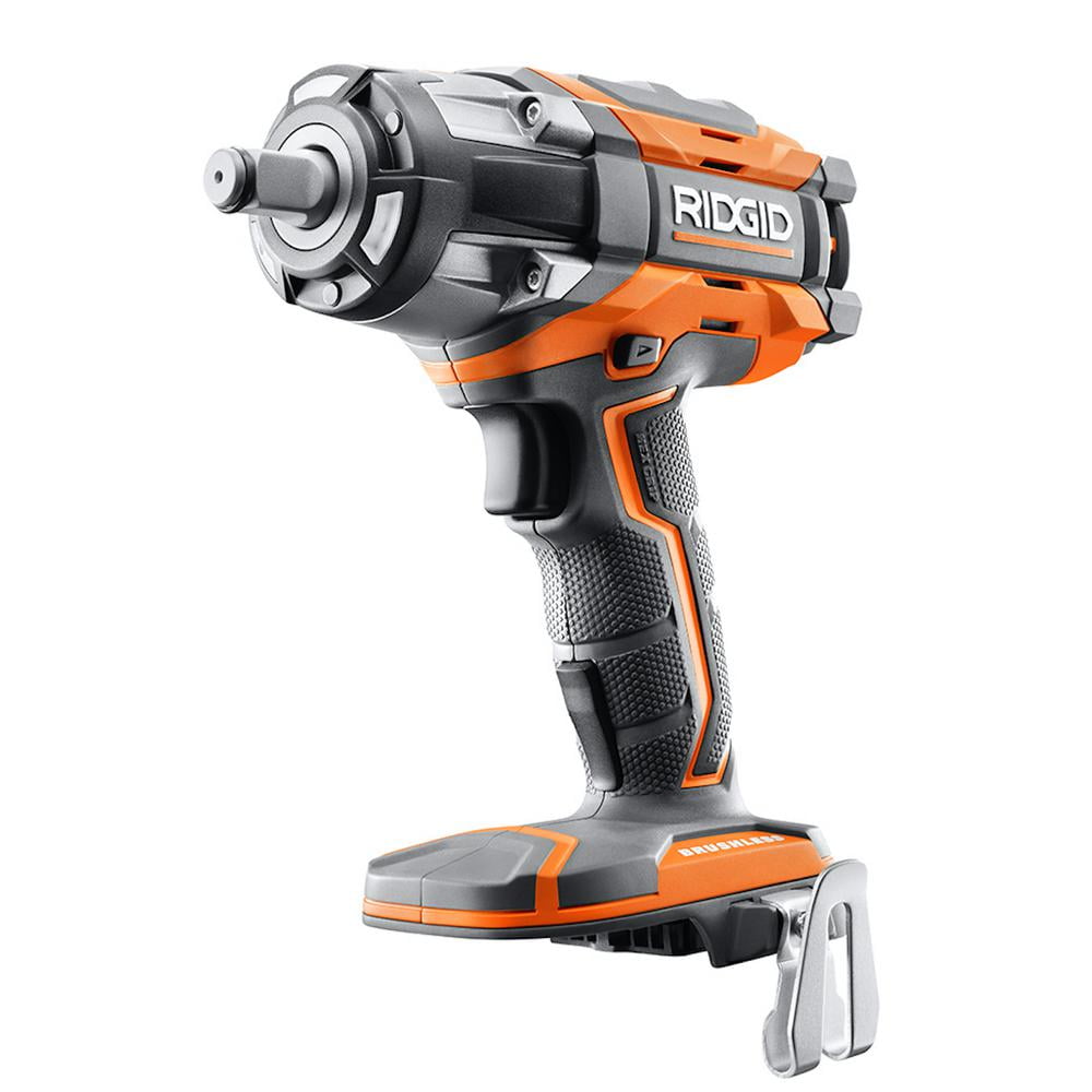 Restored Ridgid R86011B 18 Volt GEN5X Cordless Brushless 1 2 Impact Wrench Tool Only Refurbished Walmart
