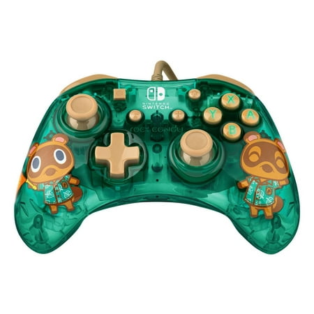 Restored Rock Candy Wired Gaming Controller for Nintendo Switch - Animal Crossing (Refurbished)